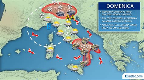 Meteo Domenica Maltempo Con Piogge Temporali E Neve Torna L Incubo