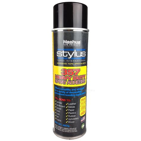 Nashua 357 Heavy Duty Spray Adhesive 397G John Barry Sales