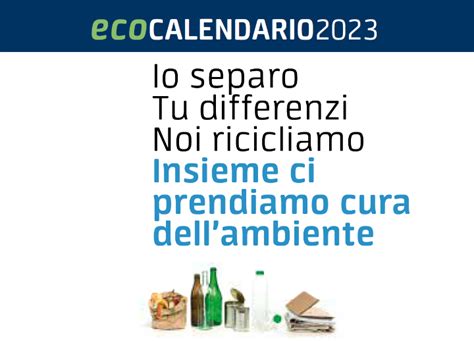 Ecocalendario 2025 Comune Di Calcinato