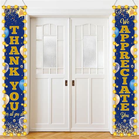 Amazon Tingjoo 2 Pcs CNA Week Lighted Thank You Banner We