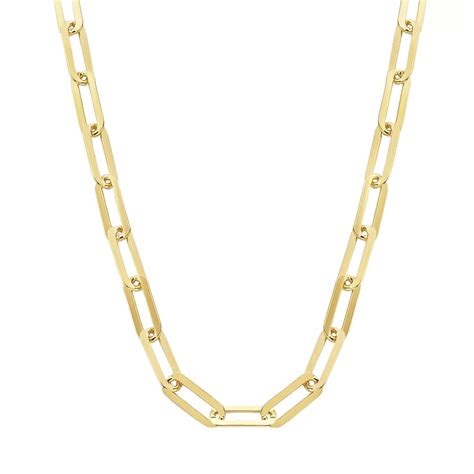 Isabel Bernard Aidee Idalie 14 Karat Chain Necklace Gold Mittellange