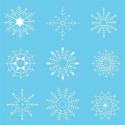 Premium Vector Premium Vector Decoration Snow Flake Background