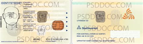 Sweden Id Card Psd Front Back Psd Store