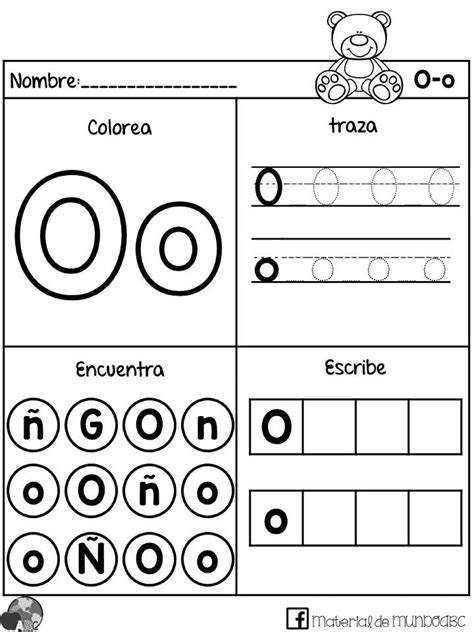 Colorea Traza Y Escribe Por Materiales Educativos Para Maestraspdf