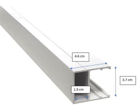 Profil De Bordure Monobloc En U Mm Mm Coloris Blanc Ral