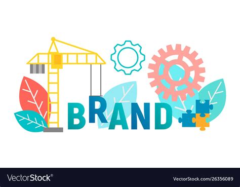 Banner Concept Brand Branding Royalty Free Vector Image