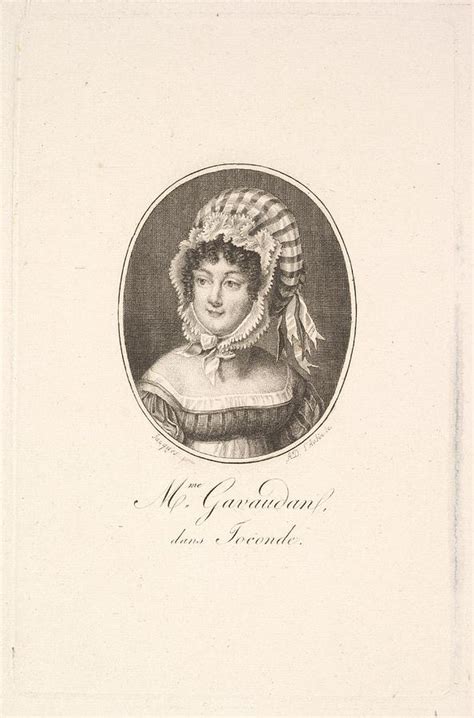 Portrait Of Madame Gavaudan Drawing By Augustin De Saint Aubin Fine