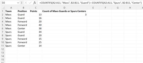 Excel Use Countifs To Count Across Multiple Columns