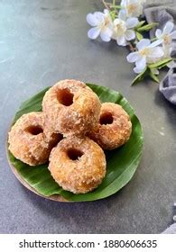 Traditional Malay Kueh Called Keria Gula Stock Photo