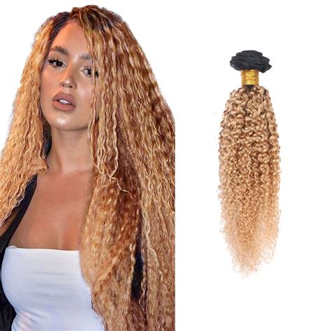 Amazon 1b27 Ombre Bundles Honey Blonde Human Hair Bundles 1b27