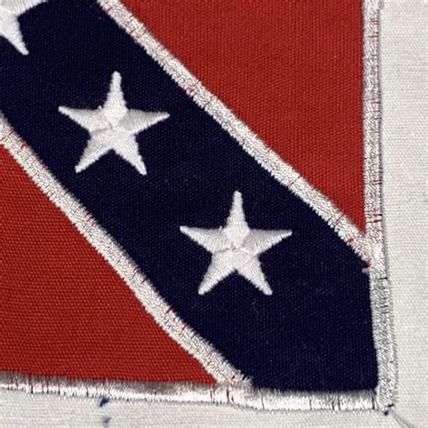 3rd National Confederate Flag Csa Cotton 12 X 18 Inch With Grommets