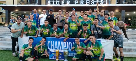 Hadapi Pesawaran Tim Polres Mesuji Raih Juara Tournamen Mini Soccer