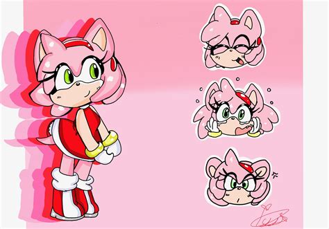 Amy from sonic fanart!!! : r/fanart