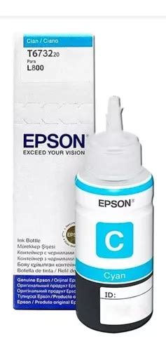 Tinta Epson Original T673 70ml Cyan 1 Unidad MercadoLibre