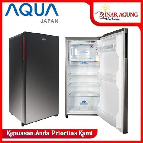 Aqua Kulkas Lemari Es L Pintu Aqr D Aqr D Ds Hitam