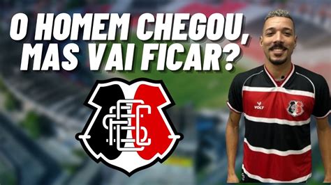 ATACANTE HUGO CABRAL SE APRESENTA NO SANTA CRUZ E AGORA YouTube