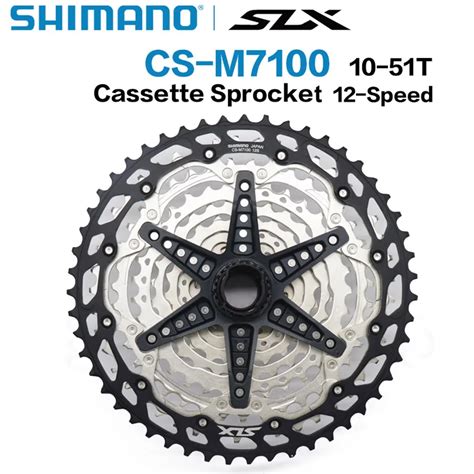 Shimano Pignon De Cassette SLX CS M7100 12 Vitesses Roue Libre Vtt