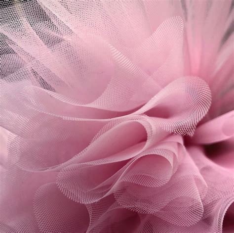 Soft Pink Tulle Extra Wide M In Stretch Tulle Etsy