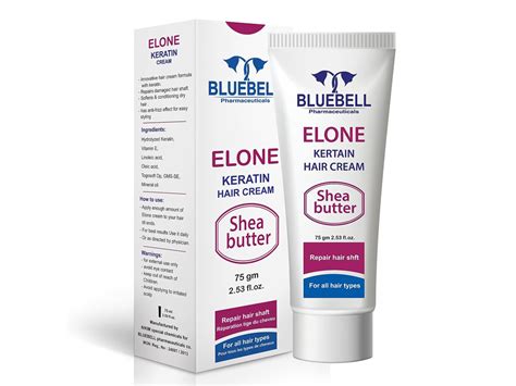 Bluebell Elone Keratin Shea Butter Hair Cream For All Hair Types 120 Ml