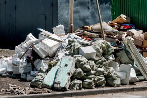 Russia Vladivostok 05232019 Garbage Dump In Residential Area Dirt