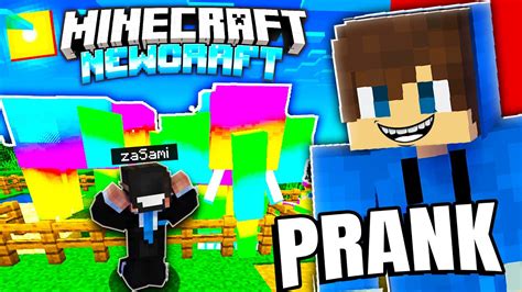 AM FACUT PRIMUL PRANK Pe NewCraft Foarte AMUZANT YouTube