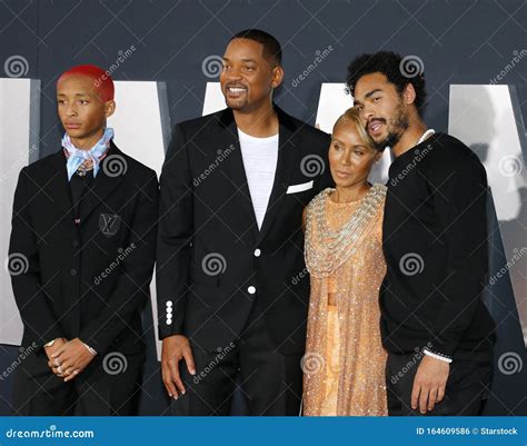 Jaden Smith, Will Smith, Jada Pinkett Smith and Trey Smith Editorial ...