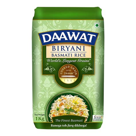 Daawat Biryani Basmati Rice 1kg