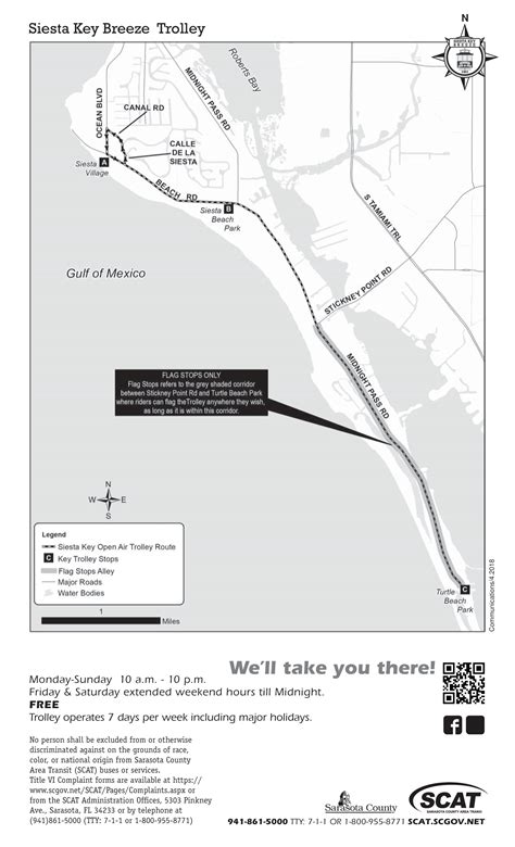 Siesta Key Trolley Map - The Anchorage