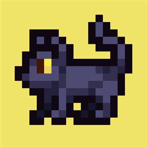 Pixilart Black Cat Terraria By Iceleopard97
