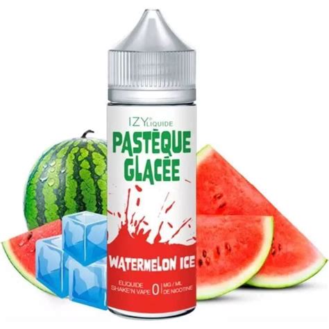 E Liquide 100Ml Saveur Pasteque Glacé Izy Liquide E Cigarette