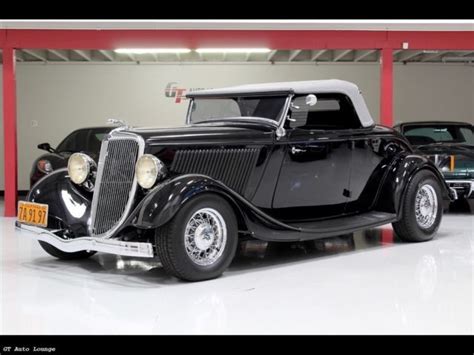 34 Ford Roadster Hot Rod Gibbons Body Boxed Frame Street Rod Chopped