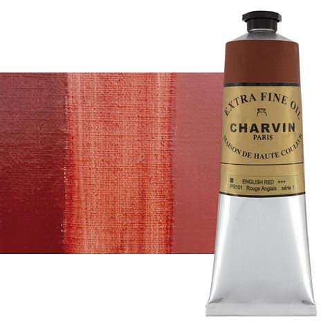 Charvin Oil English Red Extra Fine 150ml Paint Jerry S Artarama