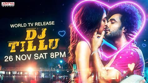 Dj Tillu World Tv Release Mast Kalandar 26 Nov Sat 8pm Youtube