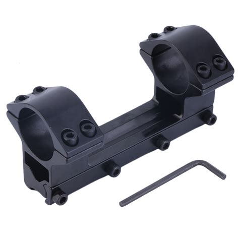 1 Integrated Dual Ring Round Top Dovetail Torch Scope Mount 11mm Rail Jl Ebay