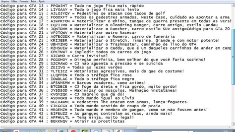 Todos Os Codigos Gta San Andreas Pc Todos Codigos Gta Sa Pc Writflx