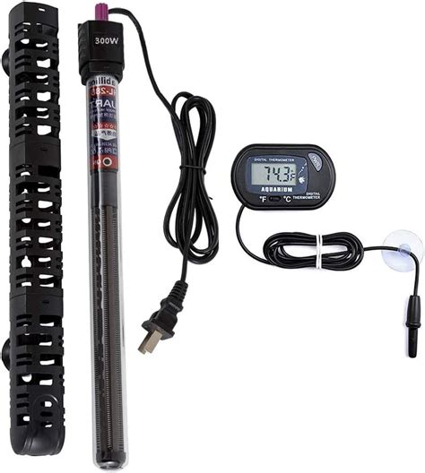 Submersible Aquarium Heater Auto Thermostat W Fish Tank Heater With