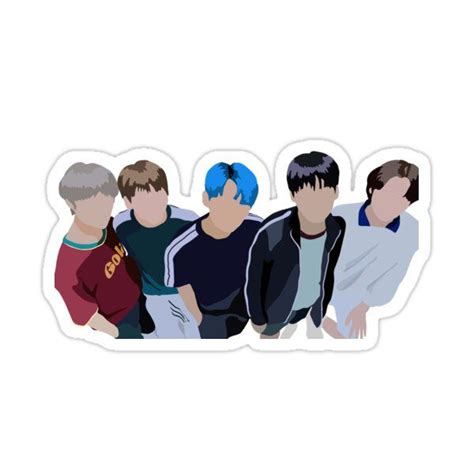 TXT Run Away Sticker For Sale By Notela Cute Stickers Print