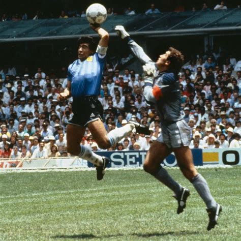 Diego Maradonas Hand Of God Goal At The 1986 World Cup 1200x1200 R