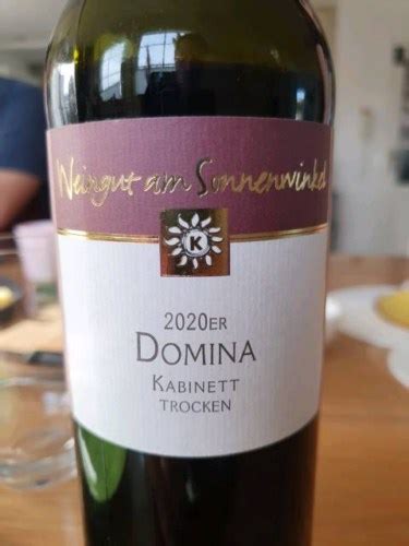 Weingut Am Sonnenwinkel Domina Kabinett Trocken Vivino Us