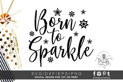 Born To Sparkle Svg Png Sparkle Svg Baby Girl Svg Newborn Svg Girl Boss