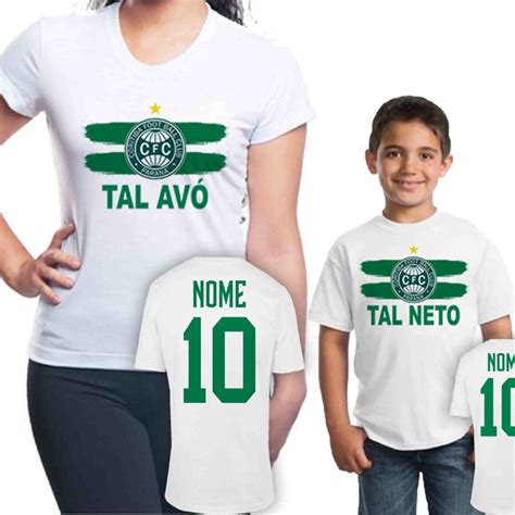 Kit Camiseta Av E Neto Coritiba Personalizado Elo