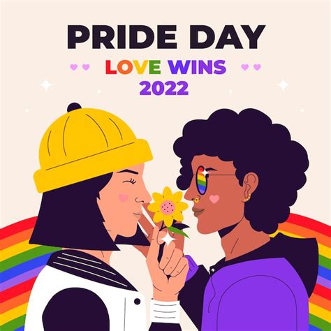 Premium Vector Flat Lgbt Pride Month Illustration