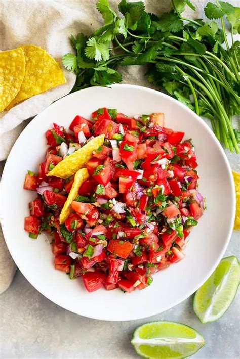 Homemade Pico De Gallo Recipe Countryside Cravings