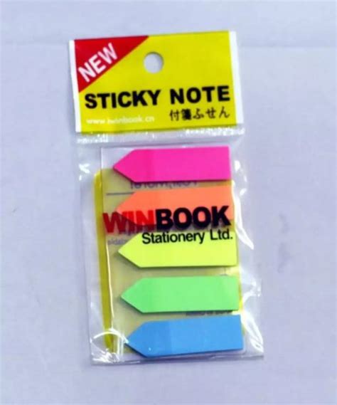 Sticky Notes Flag Shape 100 Sheets Pencil Mall