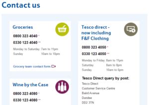 Tesco Clubcrd Customer Service Contact Number, Helpline: 0800 591 688