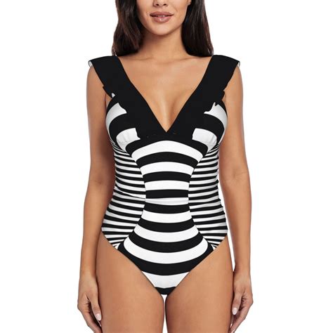 Swimwear 2024 Optical Tornado Wind Sexy One Shoulder One Piece Swimsuit