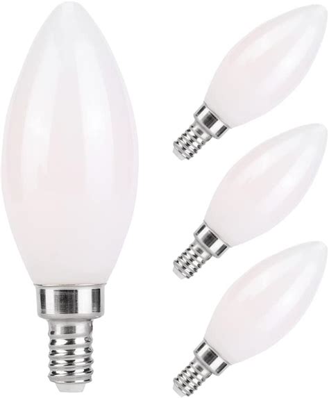 Kinur Candelabra Light Bulbs Watt Equivalent W K E Ceiling