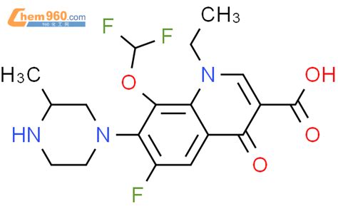 138140 90 6 3 Quinolinecarboxylic Acid 8 Difluoromethoxy 1 Ethyl 6