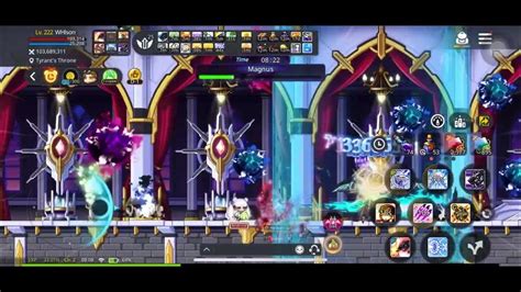 Maplestory M Wild Hunter Solos Hard Magnus First Clear 4 Pes