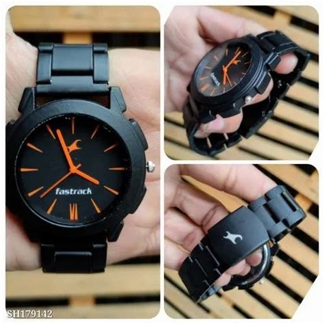 Black Stainless Steel Fast Track Analog Watch At Rs 500 In Bengaluru